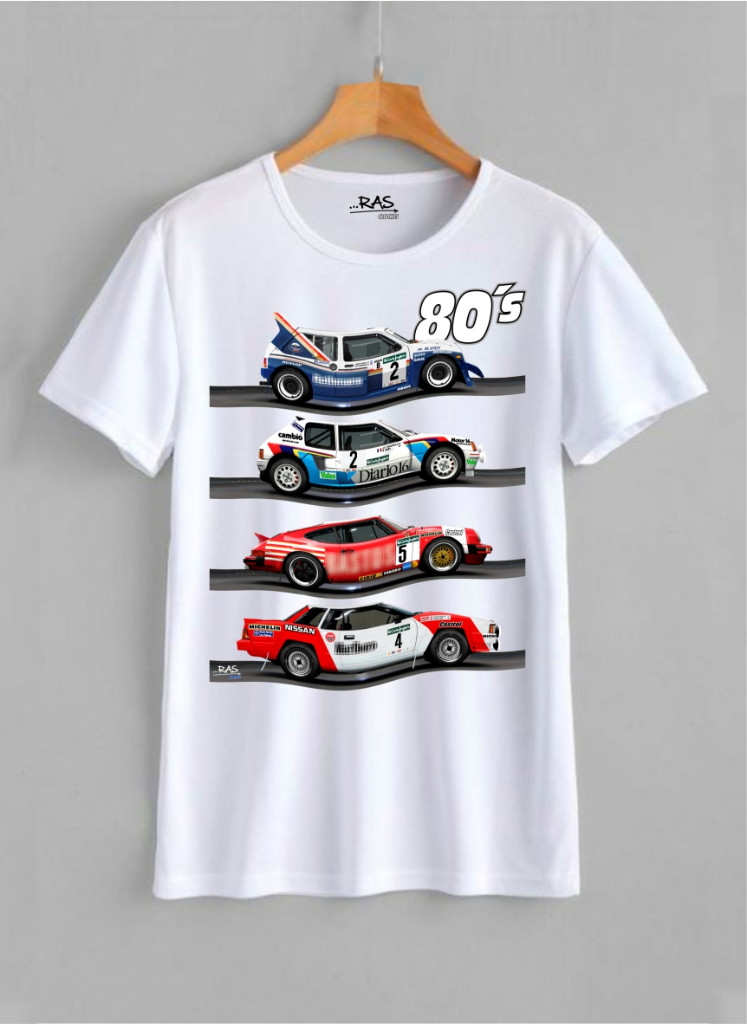 CAMISETA Rally en Canarias Extranjeros 80s 