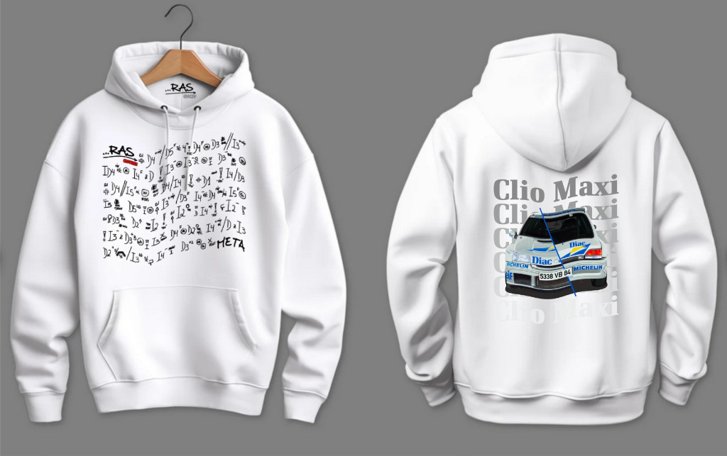 SUDADERA MAXI CLIO KITCAR